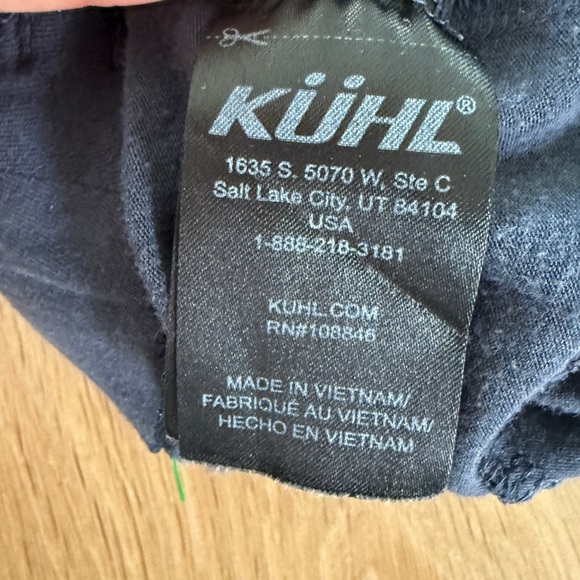 Kuhl Gray Cotton Blend Draw String Waist Athletic Hiking Skirt - Picture 4 of 9